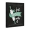 Stupell Industries Roll With It Black & Green Canvas, design by Lettered and Lined